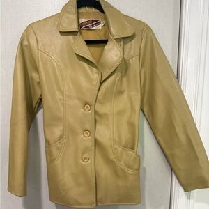 Vintage faux leather Jacket